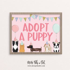 Adopt A Pet Bag Topper Instant Download Valentine's 