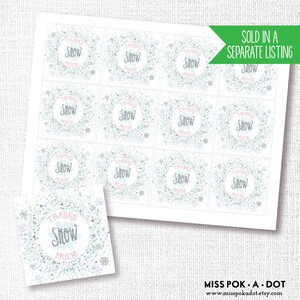 Winter Birthday Invitation, Printable, Our Little Snowflake Invite, 1st ...