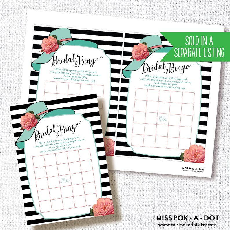 Date Night Ideas Card Printable Bridal Shower Wedding | Etsy
