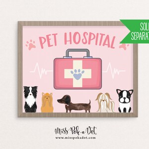 Puppy Dog Birthday Party Backdrop Banner Sign, Editable Digital File, Adopt a Pet, Adoption, Girl, Photo Prop, Back Drop, Doggy Paw-ty, Pink image 10