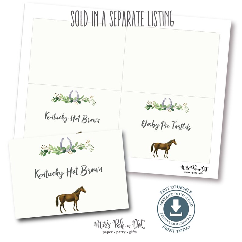 horse-race-betting-sign-and-bet-slips-editable-printable-etsy