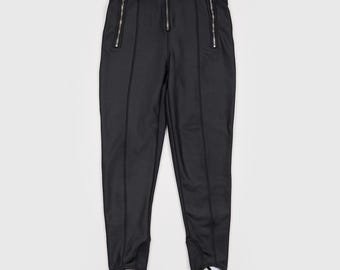 Jet Set St Moritz Black Technical Stirupp Legging Ski Pants