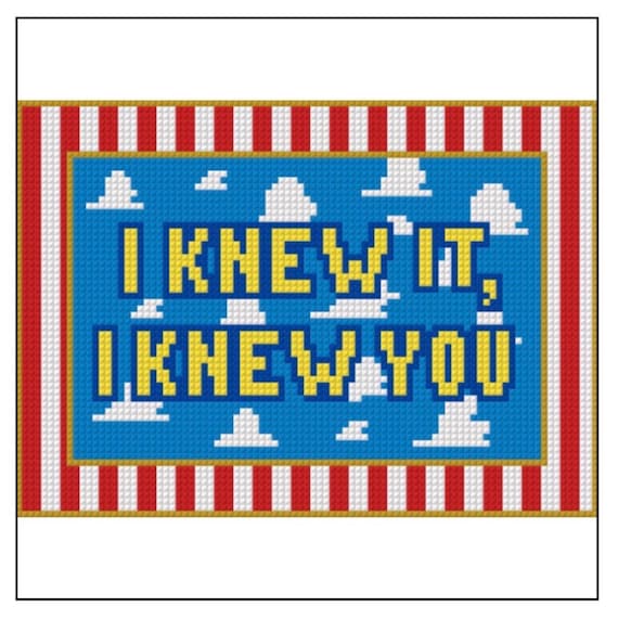 I Knew It! Toy Room Needlepoint Chart