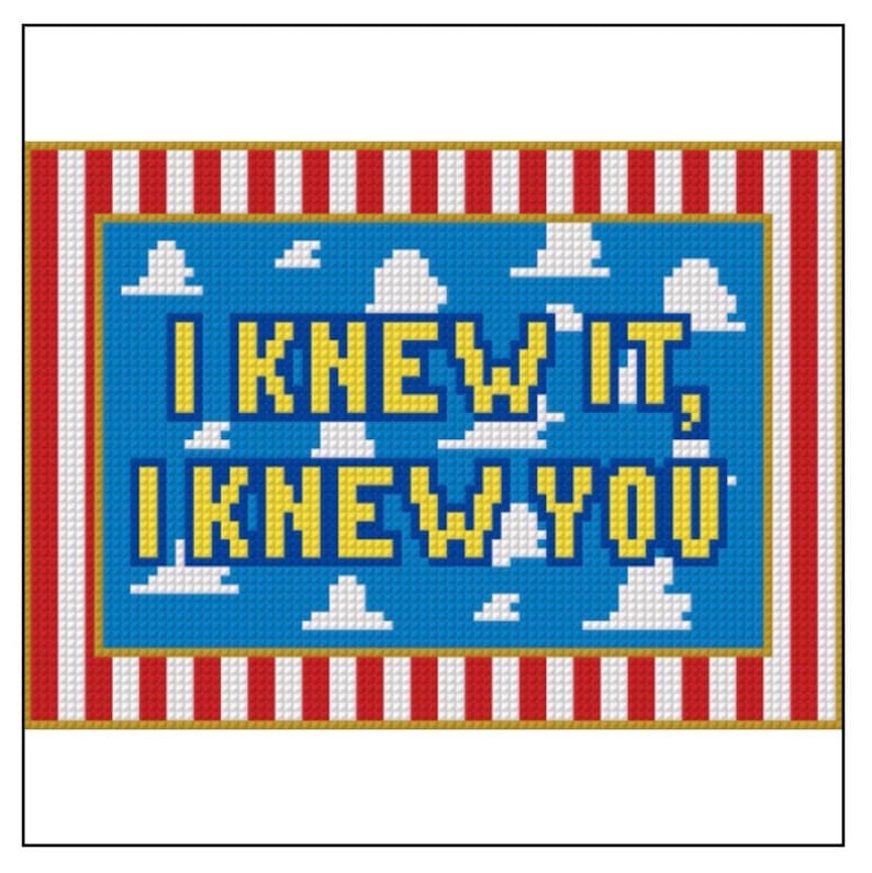 I Knew It! Needlepoint Chart image 1