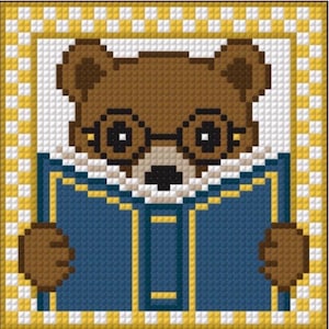 Reading is Bear-y Important… Needlepoint Chart