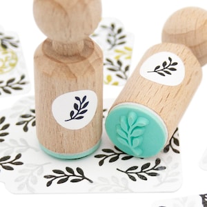Eleganter Olivenzweig Ministempel für raffinierte Kreationen
