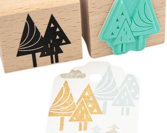 Graphic Trees Stamp for Artistic Creations and Decor