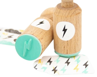 Lightning Bolt Flash Mini Stamp for Dynamic Creations