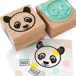 Schattige Panda Hoofd Stempel voor Lieve Creaties