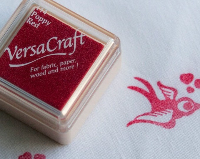 Tsukineko Versacraft Poppy Red Perfect for Stamping & Craft, Versacraft