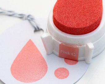 Pink Grapefruit Versamagic inkpads, Tsukineko versamagic ink pad pink, stamp ink versamagic pink