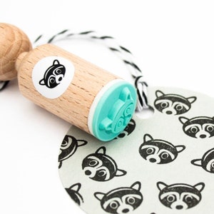 Mini tampon raton laveur avec gomme menthe