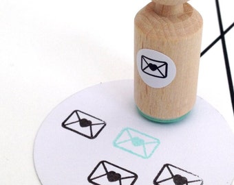 Mini Stamp for Snail Mail Lovers - Envelope with Heart Design