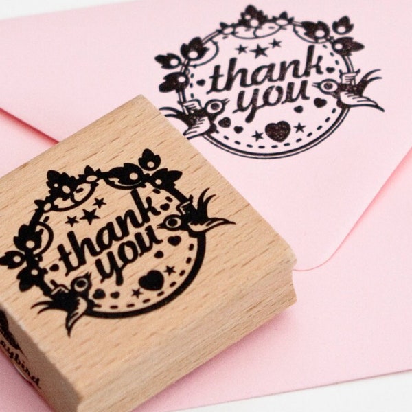 Thank You rubber stamp