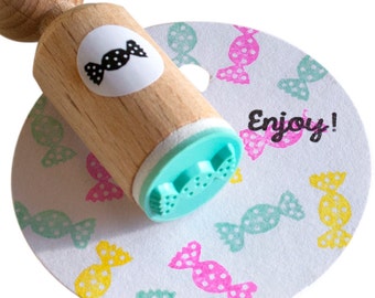 Candy mini Stamp, candy ink stamp, candy rubber stamp, candy diy card, sweets stamp, sweet stamp, acid drop stamp