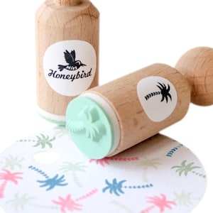 palmboom stempel, palmboom inktstempel, palmboom rubber stempel, palmboom inkt stempel, tropische stempels, tropische boom stempel