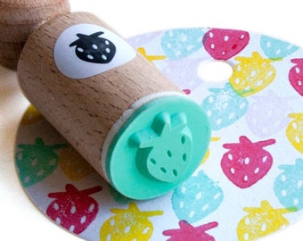 Sweeten Up Your Crafting with Our Mini Strawberry Stamp