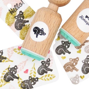 Mini Koala Stamp – Perfect for Stationery, Scrapbooking, Journals, and DIY Projects – Cute Animal Design for Kids and Nature Lovers