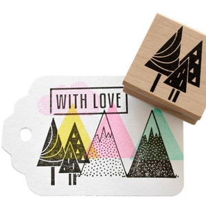 Graphic Trees Stamp for Artistic Creations and Decor stamping image 6