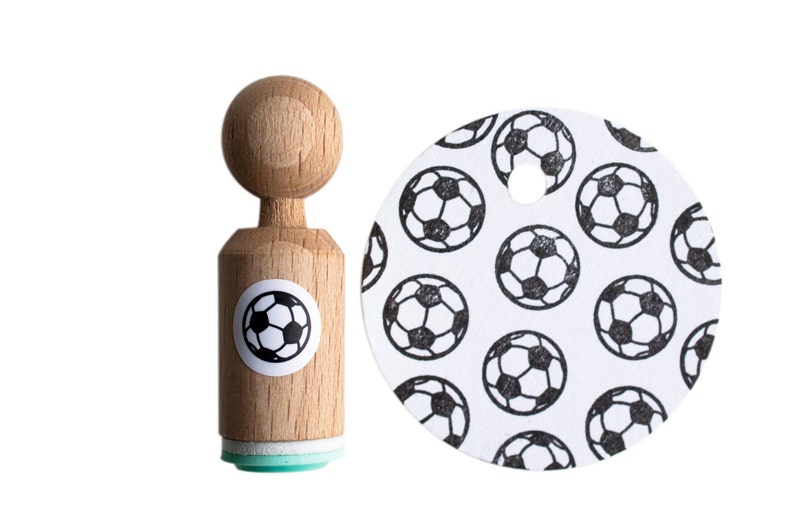 Soccer Ball Stamp Football Mini Stamp for Him for Kids Etsy
