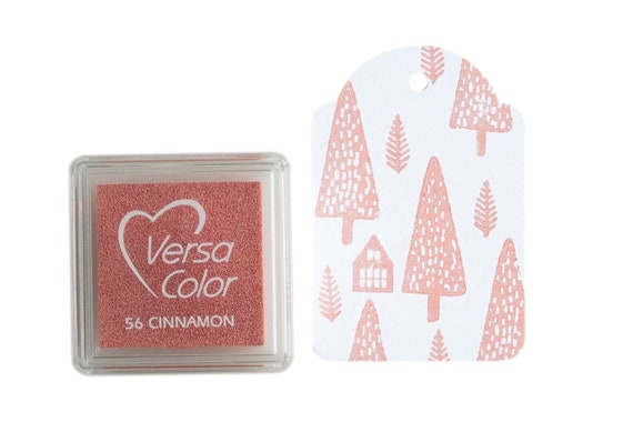 Cinnamon Inkpad From Tsukineko Versacolor. Powder Color Ink Pad, Light  Orange Pink Ink Pad 