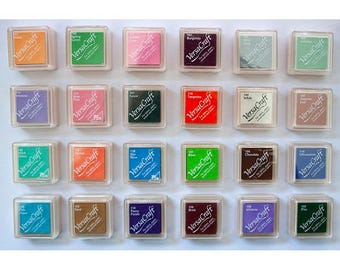Tamponi per inchiostro VersaCraft - Tessuto, legno, carta e altro - Scegli i tuoi colori! Tampone per inchiostro - 3 x 3 cm /