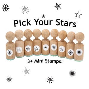 Kerst Mini Sterstempels – Kies 3 of Meer – Creatieve Kerstprojecten & DIY