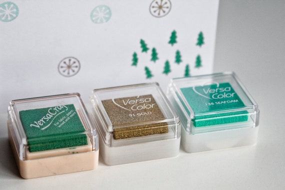 Tsukineko Versacraft Ink Pads for Stamps, Celadon