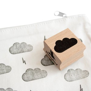 Cloud Stamp Whimsical Sky Design for DIY Crafts image 5