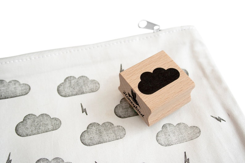 Cloud Stamp Whimsical Sky Design for DIY Crafts image 5