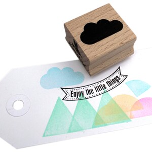 Cloud Stamp Whimsical Sky Design for DIY Crafts image 4