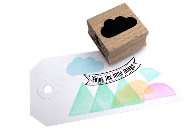 Cloud Stamp Whimsical Sky Design for DIY Crafts image 4