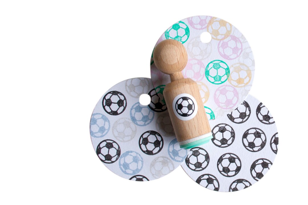 Soccer Ball Stamp Football Mini Stamp, for Him, for Kids, for Her, Mini