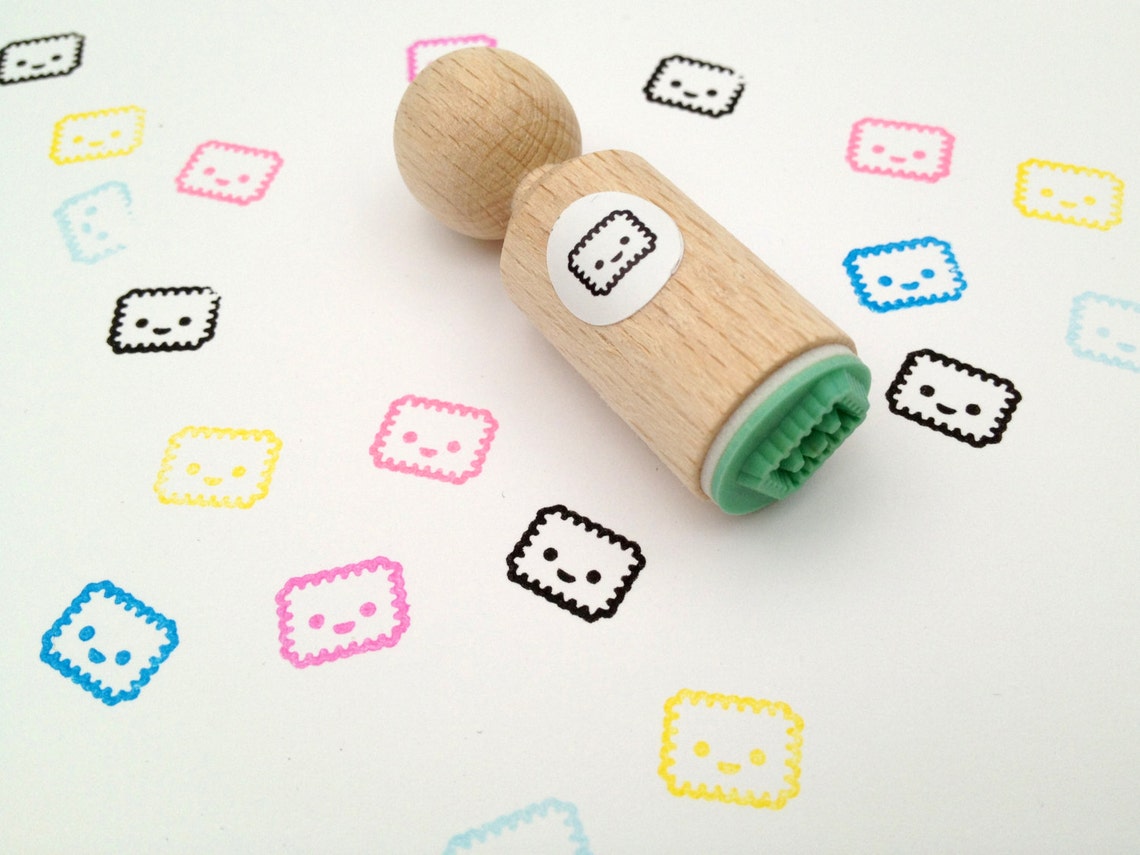 Cookie Mini Stamp biscuit mini stamp biscuit stamp biscuit Etsy