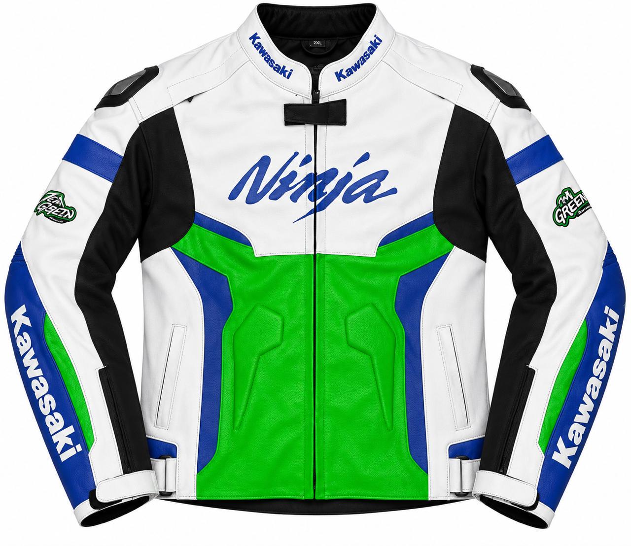 Kawasaki Blue Motorcycle Jacket - Etsy