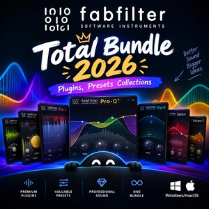 FabFilter Total Bundle 2026 - Presetcollectie | WIN/MAC