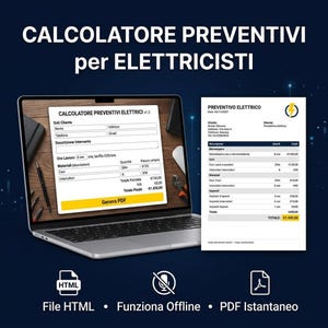 Presupuesto eléctrico digital: calculadora profesional en PDF para electricistas