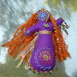 Sun Healing Art Doll, Chakra Doll, Spirit Doll, Medicine Doll image 1