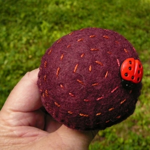 Felt Mushrooms, Waldorf Inspired, Peg Doll Fungi, Nature Table Mushrooms,  Small Handmade Grey Mushroom