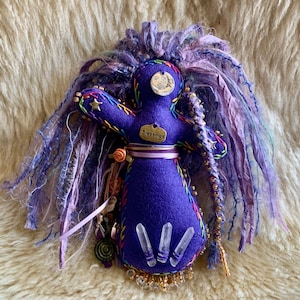 Healing Art Doll, Chakra Doll, Spirit Doll, Medicine Doll image 1