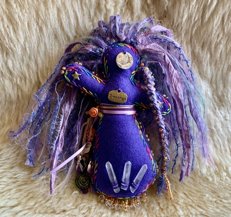 Healing Art Doll, Chakra Doll, Spirit Doll, Medicine Doll image 1