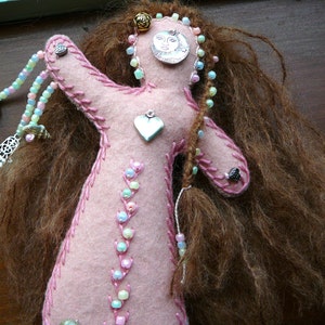 Self Care Healing Art Doll, Chakra Doll, Spirit Doll, Medicine Doll image 3