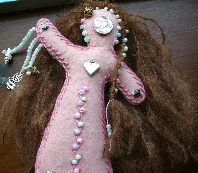 Self Care Healing Art Doll, Chakra Doll, Spirit Doll, Medicine Doll image 3