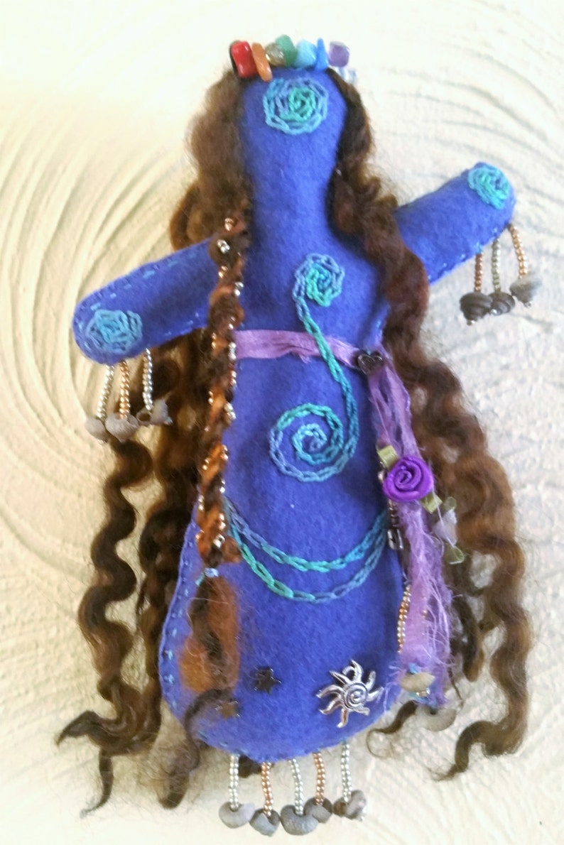 Healing Art Doll, Chakra Doll, Spirit Doll, Medicine Doll image 2