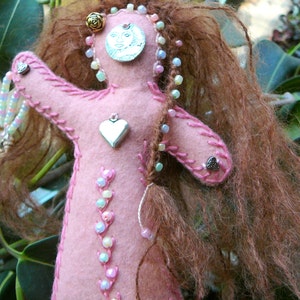 Self Care Healing Art Doll, Chakra Doll, Spirit Doll, Medicine Doll image 2
