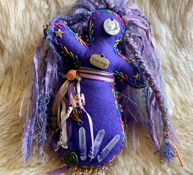 Healing Art Doll, Chakra Doll, Spirit Doll, Medicine Doll image 5