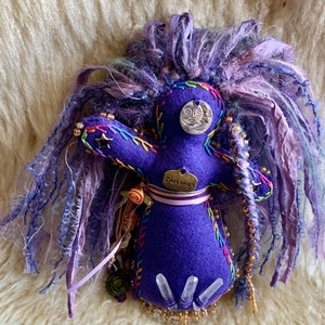 Healing Art Doll, Chakra Doll, Spirit Doll, Medicine Doll image 6