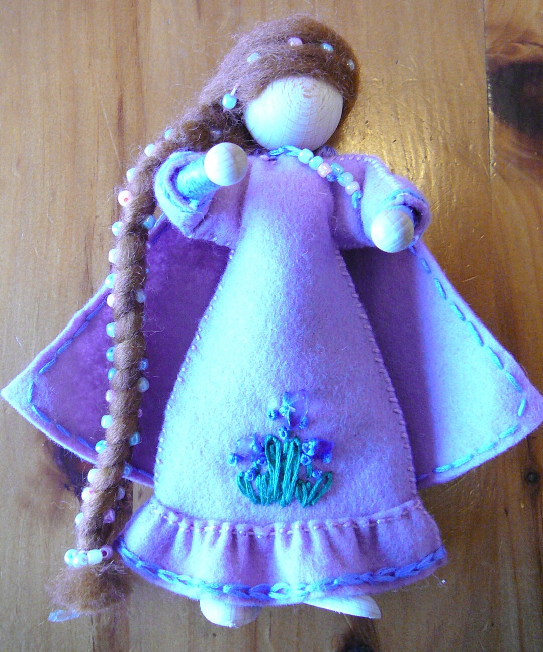 Spring Maiden Bendy Rope Doll Waldorf Storytelling Doll Art - Etsy