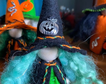 Halloween Witch, Ready to Ship, Jack’ o Lantern Charm