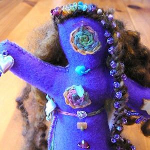 Healing Art Doll, Chakra Doll, Spirit Doll, Medicine Doll image 1